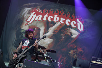 Hatebreed @ Dour 2013, foto 2, foto's door Dorien Goetschalckx - FrontView Magazine