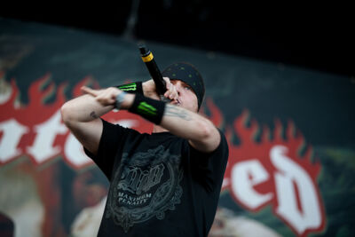 Hatebreed @ Dour 2013, foto 4, foto's door Dorien Goetschalckx - FrontView Magazine