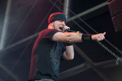 Hatebreed @ Dour 2013, foto 34, foto's door Dorien Goetschalckx - FrontView Magazine
