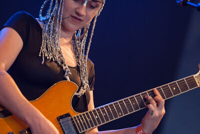 Hiatus Kaiyote @ Dour 2013, picture 2, photographed by Dorien Goetschalckx - FrontView Magazine