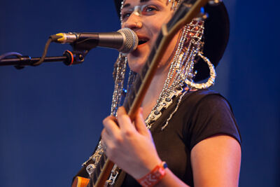 Hiatus Kaiyote @ Dour 2013, picture 5, photographed by Dorien Goetschalckx - FrontView Magazine