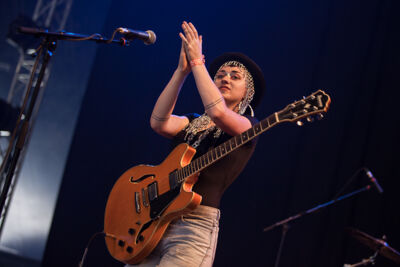 Hiatus Kaiyote @ Dour 2013, picture 11, photographed by Dorien Goetschalckx - FrontView Magazine