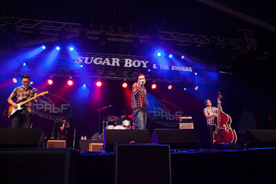 Sugar Boy and the Sinners @ Blues Peer 2013, picture 23, photographed by Jurgen Aerts - FrontView Magazine