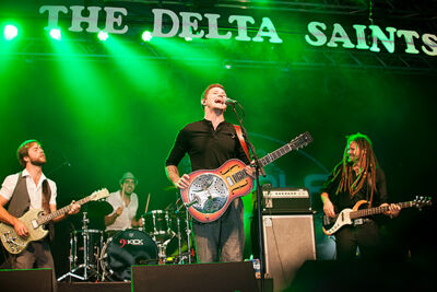 The Delta Saints @ Blues Peer 2013, picture 2, photographed by Jurgen Aerts - FrontView Magazine