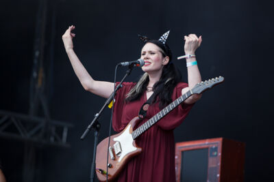 Kate Nash @ Zwarte Cross 2013, picture 7, photographed by Dorien Goetschalckx - FrontView Magazine