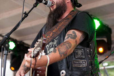 Bob Wayne @ Zwarte Cross 2013, picture 5, photographed by Dorien Goetschalckx - FrontView Magazine