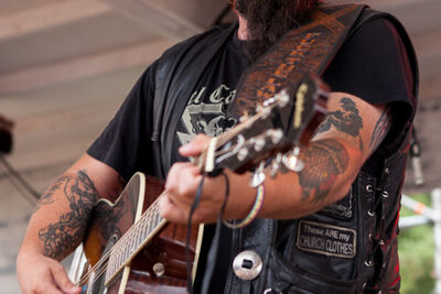 Bob Wayne @ Zwarte Cross 2013, picture 6, photographed by Dorien Goetschalckx - FrontView Magazine