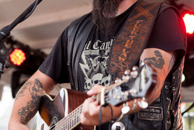 Bob Wayne @ Zwarte Cross 2013, picture 12, photographed by Dorien Goetschalckx - FrontView Magazine
