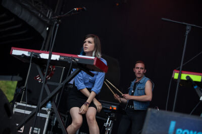 La Femme @ Ronquières Festival 2013, picture 2, photographed by Dorien Goetschalckx - FrontView Magazine