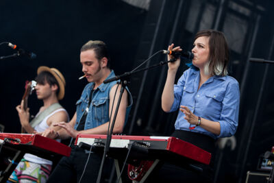 La Femme @ Ronquières Festival 2013, picture 8, photographed by Dorien Goetschalckx - FrontView Magazine