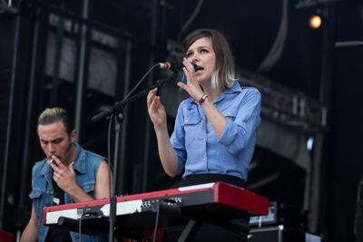La Femme @ Ronquières Festival 2013, picture 16, photographed by Dorien Goetschalckx - FrontView Magazine