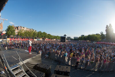 Antwerpen zingt - Editie 2013 @ Gedempte Zuiderdokken, picture 14, photographed by Youri Vanlommel - FrontView Magazine