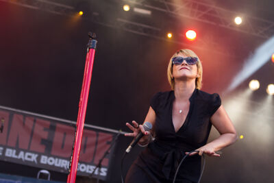 Jane Doe and the Black Bourgeoises @ Ronquières Festival 2013, picture 8, photographed by Dorien Goetschalckx - FrontView Magazine