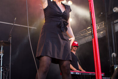 Jane Doe and the Black Bourgeoises @ Ronquières Festival 2013, picture 13, photographed by Dorien Goetschalckx - FrontView Magazine