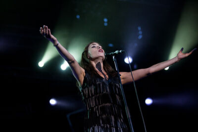 Olivia Ruiz @ Ronquières Festival 2013, picture 3, photographed by Dorien Goetschalckx - FrontView Magazine