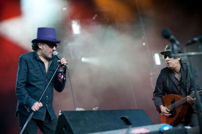 Rachid Taha @ Brussels Summer Festival 2013, picture 8, photographed by Magali Decamps - FrontView Magazine