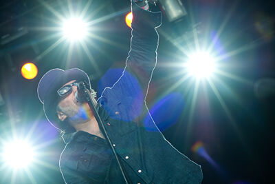 Rachid Taha @ Brussels Summer Festival 2013, picture 9, photographed by Magali Decamps - FrontView Magazine