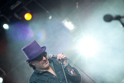 Rachid Taha @ Brussels Summer Festival 2013, picture 10, photographed by Magali Decamps - FrontView Magazine