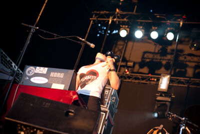 The Dandy Warhols @ Brussels Summer Festival 2013, picture 8, photographed by Magali Decamps - FrontView Magazine