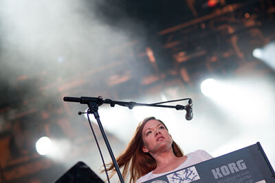 The Dandy Warhols @ Brussels Summer Festival 2013, picture 10, photographed by Magali Decamps - FrontView Magazine