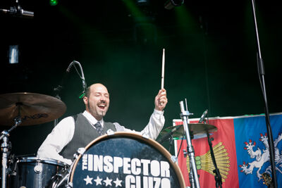 The Inspector Cluzo @ Brussels Summer Festival 2013, picture 1, photographed by Magali Decamps - FrontView Magazine