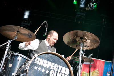 The Inspector Cluzo @ Brussels Summer Festival 2013, picture 4, photographed by Magali Decamps - FrontView Magazine