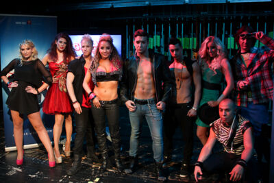 Grease The Arena Spectacular Presentatie cast @ Stadsschouwburg, picture 10, photographed by Bianca van Barneveld - FrontView Magazine