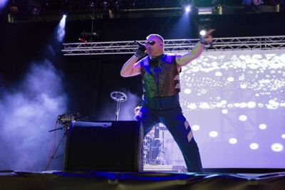 Front 242 @ Masters @ Rock 2013, picture 14, photographed by Edwin Houdevelt - FrontView Magazine