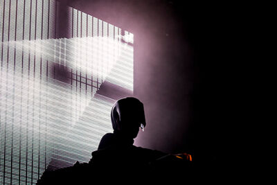 Squarepusher @ Leffingeleuren 2013, picture 8, photographed by Jonas Wallecan - FrontView Magazine