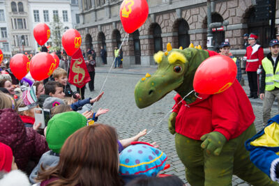 Aankomst Sinterklaas & Zwarte Piet @ Antwerpen, picture 57, photographed by Marc Ras - FrontView Magazine
