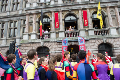 Aankomst Sinterklaas & Zwarte Piet @ Antwerpen, picture 64, photographed by Marc Ras - FrontView Magazine