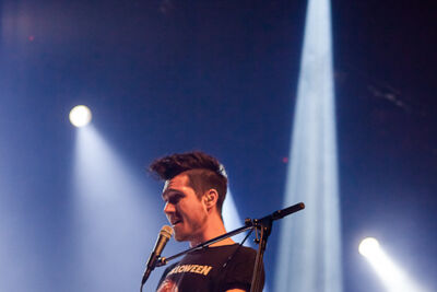 Bastille @ AB, foto 22, foto's door Dorien Goetschalckx - FrontView Magazine