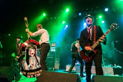 Banane Metalik @ Old School Rockabilly Psychosis Night Trix, picture 15, photographed by Edwin Houdevelt - FrontView Magazine