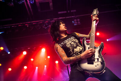 Black Veil Brides @ Trix, picture 4, photographed by Dorien Goetschalckx - FrontView Magazine