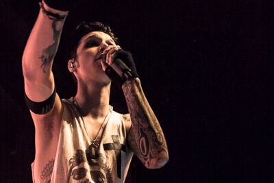 Black Veil Brides @ Trix, picture 9, photographed by Dorien Goetschalckx - FrontView Magazine