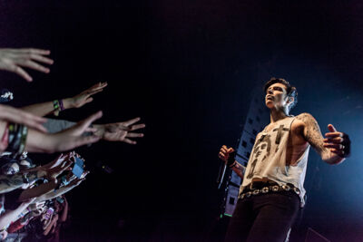 Black Veil Brides @ Trix, picture 31, photographed by Dorien Goetschalckx - FrontView Magazine