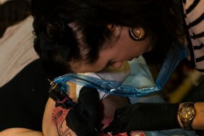 East Flanders Tattoo Convention 10th Edition, picture 11, photographed by Edwin Houdevelt - FrontView Magazine