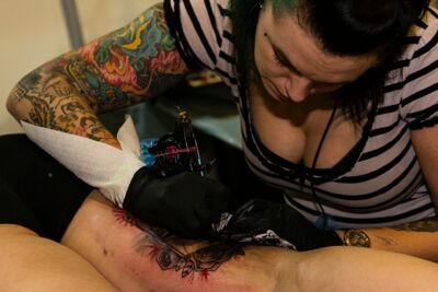 East Flanders Tattoo Convention 10th Edition, picture 14, photographed by Edwin Houdevelt - FrontView Magazine