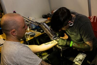 East Flanders Tattoo Convention 10th Edition, picture 15, photographed by Edwin Houdevelt - FrontView Magazine