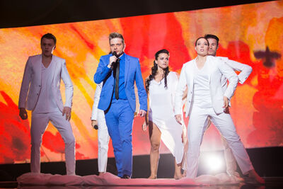 Eurosong 2014 - Halve finale I @ Videohouse - Studio 7, picture 12, photographed by Elke Briers - FrontView Magazine