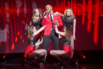 Eurosong 2014 - Halve finale III @ Videohouse - Studio 7, picture 2, photographed by Elke Briers - FrontView Magazine