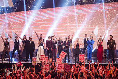 Eurosong 2014 - Finale @ Sportpaleis, foto 3, foto's door Elke Briers - FrontView Magazine