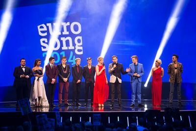Eurosong 2014 - Finale @ Sportpaleis, foto 5, foto's door Elke Briers - FrontView Magazine