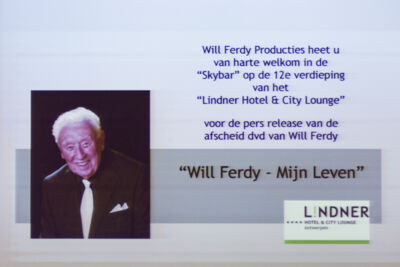 Will Ferdy afscheids-DVD @ Lindner Hotel - City Lounge, picture 1, photographed by Guy Danneels - FrontView Magazine