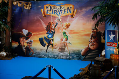 Première Tinkerbell en de piraten Kinepolis Antwerpen, picture 1, photographed by Marc Stoffels - FrontView Magazine