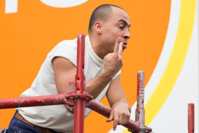 Setbezoek verfilming Brabançonne @ Mariekerke, picture 3, photographed by Guy Danneels - FrontView Magazine