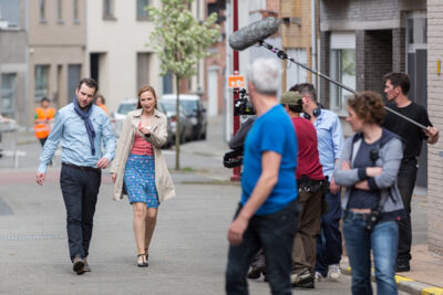 Setbezoek verfilming Brabançonne @ Mariekerke, picture 4, photographed by Guy Danneels - FrontView Magazine