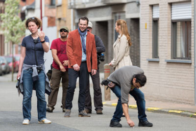 Setbezoek verfilming Brabançonne @ Mariekerke, picture 59, photographed by Guy Danneels - FrontView Magazine