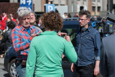 Setbezoek verfilming Brabançonne @ Expo Brussel Paleis 5, picture 17, photographed by Guy Danneels - FrontView Magazine
