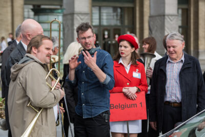 Setbezoek verfilming Brabançonne @ Expo Brussel Paleis 5, picture 107, photographed by Guy Danneels - FrontView Magazine